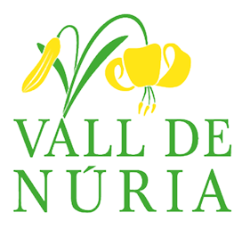 Logo estación de esquí Vall de Núria en el Pirineo
